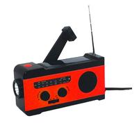 Radio Météo Solaire D'urgence Am/Fm/Noaa, Avec Chargeur De Téléphone Et Alarme Sos