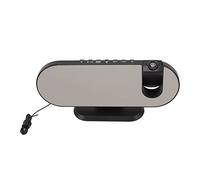 Radio-Réveil à Projection, Réveil à Projection LED Haute luminosité Lumière Douce avec Alimentation USB, Réveil Mural