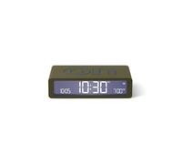 Lexon Radio-réveil Flip Classic – Designer Adrian & Jeremy Wright – Rechargeable par USB‑C – Kaki