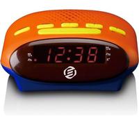 Radio-réveil numérique avec fonction horloge - Réveil avec récepteur radio intégré - Horloge et radio avec fonction réveil - Radio numérique avec fonction réveil et affichage de l'heure