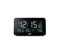 Radio-réveil numérique - BRAUN - BC10B-DCF - Alerte au crescendo - Fonction Snooze - Noir