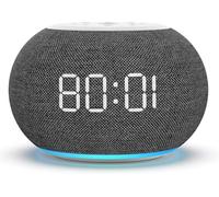Radio-réveil numérique - Lampe de chevet - Réveil en douceur - Luminosité automatique - Écran de 4,9 pouces - Multicolore