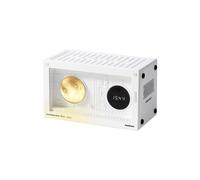 Radio-Réveil Planet de Chevet avec Chargeur USB, Haut-Parleur , Blanc