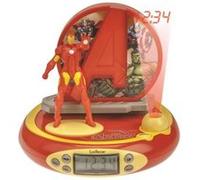 Radio réveil projecteur Lexibook Avengers Iron Man G