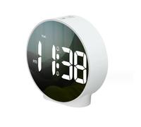 Radio Réveil - Réveil Matin LED - Fonction Snooze - 2 Alarmes - Luminosité Réglable