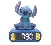 Radio reveil veilleuse 3D Stitch LEXIBOOK