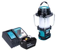 Radio sans fil Makita DMR 056 18 V FM DAB+ avec lanterne et lampe torche 360° IP65 + 1 batterie 9,0 Ah + chargeur