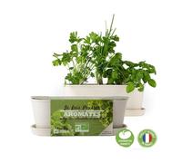 Radis et Capucine - Jardinière en bambou - Aromates