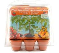 Radis et Capucine - Mini serre 6 pots - Tomates bio à faire pousser