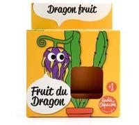 radis et capucine - pot avec coupelle - fruit du dragon - 8 cm G