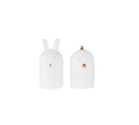 Räder Figurines en porcelaine lapin et poulet