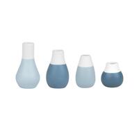 Räder Lot de 4 mini vases pastel - Bleu