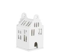 Räder Mini Maison Lumineuse à pignon Blanc 6 x 6 5 x 11 cm