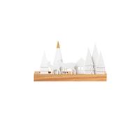 RAEDER Objet lumineux de Noël Forêt blanc