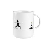 Räder Tasse Porcelaine 10 onces Design Ludique Abstrait Vert Cadeau Yoga