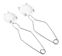Raffinage des métaux Ensemble de creusets et pinces, à creuset for bi-joux en or argent, kit pots fusi0n for le travail des métaux, 4 pièces/ensemble