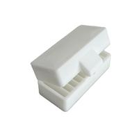 RAFGALDEX de Batterie pour 10 Piles Bouton avec Compartiment, White | La boîte à 10 emplacements offre un stockage sécurisé avec des compartiments individuels pour un accès facile et un
