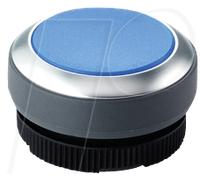 RAFI 38.94.19 - Bouton-poussoir, lentille encastrée 22 mm bleu RAFIX 22 FS+