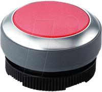 RAFI 39.05.64 - Bouton-poussoir, lentille encastrée 22 mm Rouge RAFIX 22 FS+