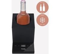 H. Koenig Rafraichisseur à vin LVX26 – Temp. 5–18°C, jusqu'à 9 cm, Contrôle digital, 72 W, Noir