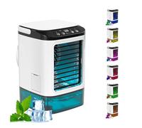 Rafraîchisseur Air Silencieux - Climatiseur Mobile 3 Vitesses LED 7 Couleurs Sans Tuyau Cuneary