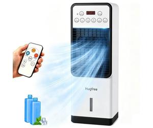 Rafraîchisseur d’air - Hugfree - 3 en 1 1800w vent froid/chauffage/purifier Ventilateur à eau l'air avec télécommande chauffage