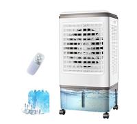 RafraîChisseur D'Air 3 En 1, 20L Climatiseur Mobile Sans Evacuation Portable avec TéLéCommande, Minuterie 7.5 H, 3 Vitesses, Refroidisseurs Par éVaporation pour Maison Bureau Chambre