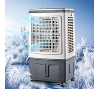 Rafraîchisseur d'Air 30L Haute Performance, Climatiseur Évaporatif Silencieux Mécanique, 3 Vitesses, 2 Blocs de Glace pour Salon