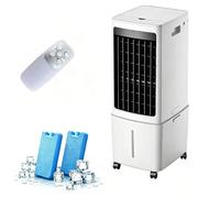 Rafraîchisseur d'Air Évaporatif: Climatiseur Mobile 12L avec Réservoir Amovible, Télécommande et Filtre Anti-Poussière, Pour Maison, Bureau, Chambre, Salon, Cuisine