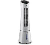 Klarstein Rafraichisseur d'Air Mobile 5 en 1, Refroidisseur d'Air par Evaporation avec Humidificateur, Ventilateur, Ioniseur, Climatiseur Mobile Sans Évacuation, Mode Nuit, 45W, Débit d'Air de 180m³/h