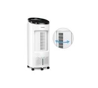 Rafraîchisseur d'air mobile - avec télécommande - Ventilateur climatiseur mobile sans évacuation - 330 m³/h - 7l - Blanc