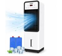 Rafraîchisseur d'Air Portable 2 en 1 ADM 1800W Chauffage Humidificateur Télécommande Réservoir 2L Oscillant