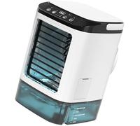 Rafraîchisseur d'air portable - Évaporation, humidificateur, LED 7 couleurs