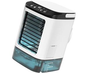 Rafraîchisseur d'air portable - Évaporation, humidificateur, LED 7 couleurs