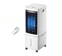 RafraîChisseur D'Air Portable Par éVaporation, Ventilateur De Climatisation avec RéServoir D'Eau De 12l, Minuterie 12h, 3 Vitesses, DéBit D'Air Grand Angle, pour Maison, Bureau