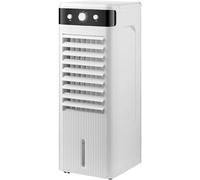 Rafraîchisseur d'air, ventilateur de sol mobile refroidi par eau, silencieux oscillant, 3 vitesses de vent, purification ions négatifs, double turbocompresseur avec grand réservoir 4L, bureau