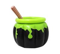 Rafraîchisseur de boisson gonflable pour Halloween - Porte-gobelet gonflable pour décoration de jardin, maison