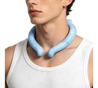 Rafraîchisseur de cou pour les chaudes journées d'été - Refroidisseur isotherme réutilisable - Tuyau de refroidissement anti-fuite - Pour temps chaud, extérieur, intérieur, sport, entraînement, maison