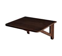 Ragaba table de cuisine pliante rectangulaire - noyer