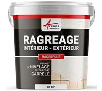 Ragréage Carrelage Mural, Sol, Masque Joints, Avant Béton Ciré 5 m² | Mortier Spatulable, Nivelle Murs et Sols, Masque les Joints, Avant Béton Ciré, Intérieur et Extérieur - Arcane Industries