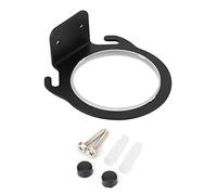 Raguso Support de sèche-Cheveux en Acier Inoxydable Support de Cheveux fixé au Mur avec Outil de Forage en Aluminium pour Cheveux à la Maison Noir