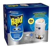 Lot de 2 Raid Diffuseur Électrique Liquide Protection, 60 nuits