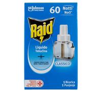 Raid ® Électrique liquide 135 nuits - Recharges anti-moustiques communes et tigre - 3 recharges de 45 nuits, l'emballage peut varier