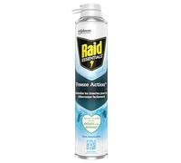 Raid Essentials Freeze Spray Punaises Lit Fourmis & Cafards 300 ml | Aérosol anti-insectes rampants, action immédiate par le froid, efficace contre punaises, fourmis et cafards, 350 ml