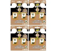 Raid Max Gels Anti-Mites Parfum Bois De Cèdre - Protège Les Vêtements Jusqu'à 3 Mois - Parfume Délicatement - Certification Woolmark - 2 Gels (Lot de 4)