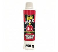 Raid Max Poudre Anti-Cafards et Anti-Fourmis - Protection Continue - Jusqu'à 12 Semaines d'Efficacité