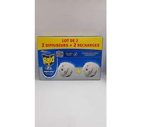 Raid Night & Day 2 Diffuseurs + 2 Recharges 400 heures de protection