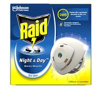 Raid - Night & Day - Anti-moustiques électrique - Appareil + pièce de Rechange, l'ambalage Peut Varier