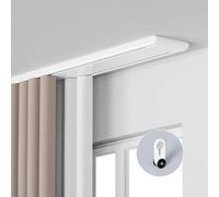 Rail à rideaux Duo - Kit pour échelle de toit - Facile à installer - Solution tendance et réglable - 250 cm - Blanc