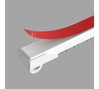 Rail auto-adhésif pour plafond et mur de salle de bain et douche 2,1 m / 6.9ft